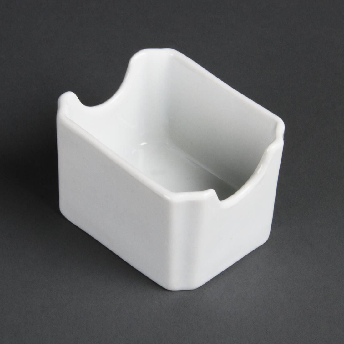 C346 Olympia Whiteware Sachet Holders (Pack of 6)