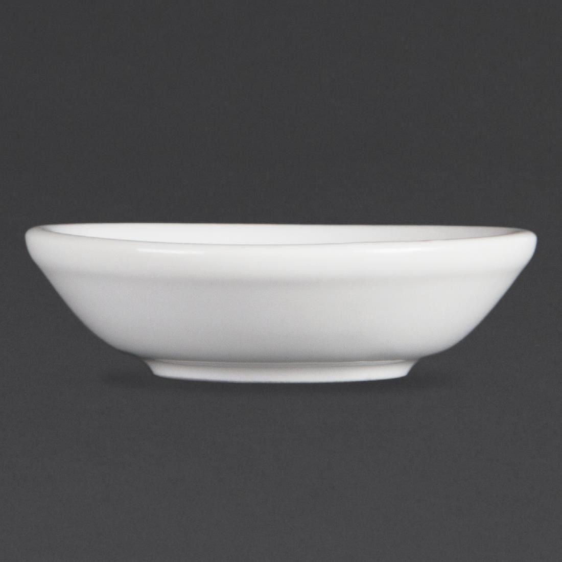 C320 Olympia Whiteware Soy Dishes 70mm (Pack of 12)