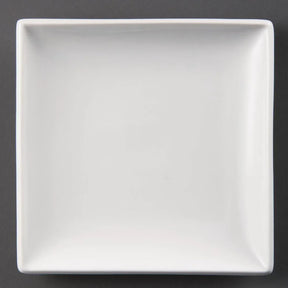 U154 Olympia Whiteware Square Plates 180mm (Pack of 12) - JD Catering Equipment Solutions Ltd