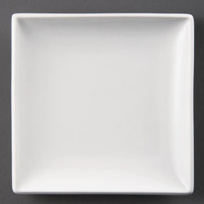 U155 Olympia Whiteware Square Plates 240mm (Pack of 12) - JD Catering Equipment Solutions Ltd