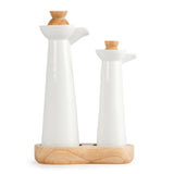 CB705 Olympia Whiteware Vinegar and Oil Set