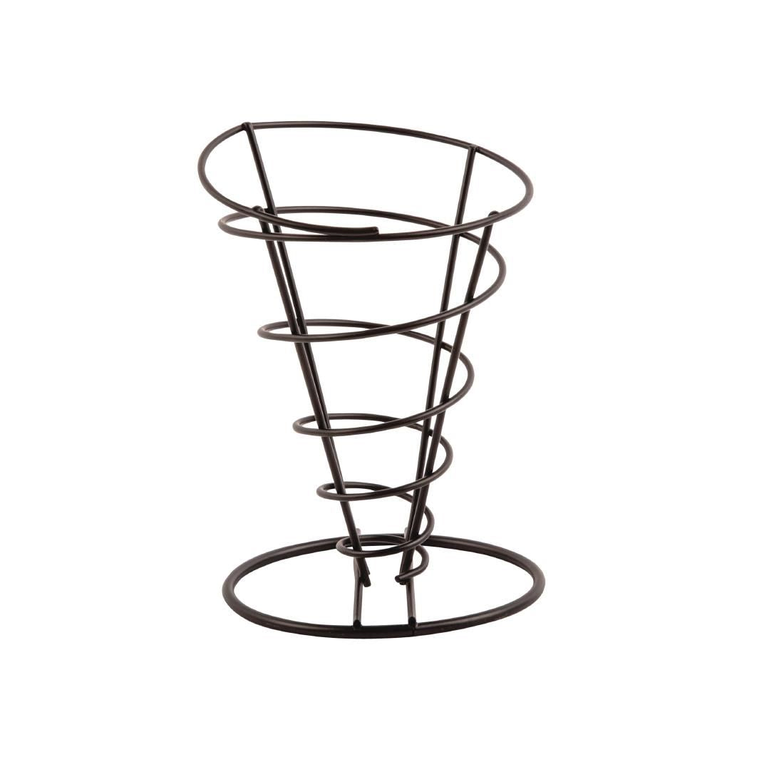 CL319 Olympia Wire Chip Cone Black