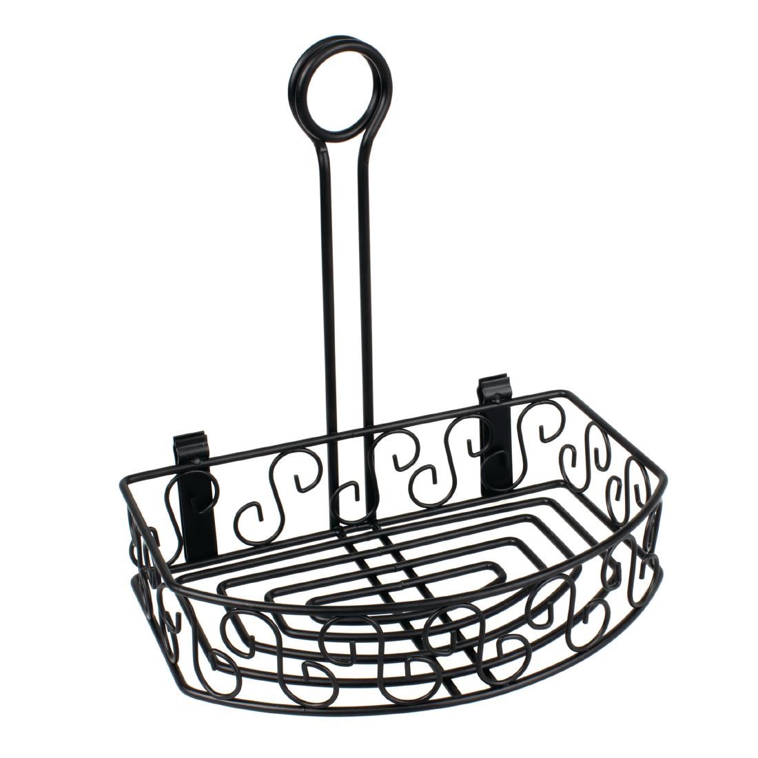 CN851 Olympia Wire Condiment Holder With Menu Clip