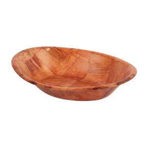 L093 Oval Wooden Bowl Large L093 - JD Catering Equipment Solutions Ltd