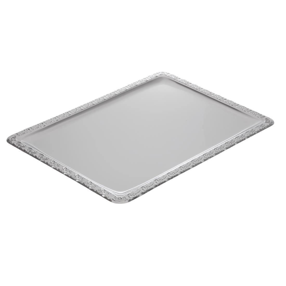 P006 APS Stainless Steel Rectangular Service Tray 500mm