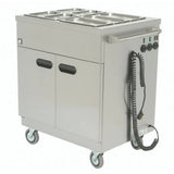 Parry Mobile Servery with Bain Marie Top 1887 - JD Catering Equipment Solutions Ltd