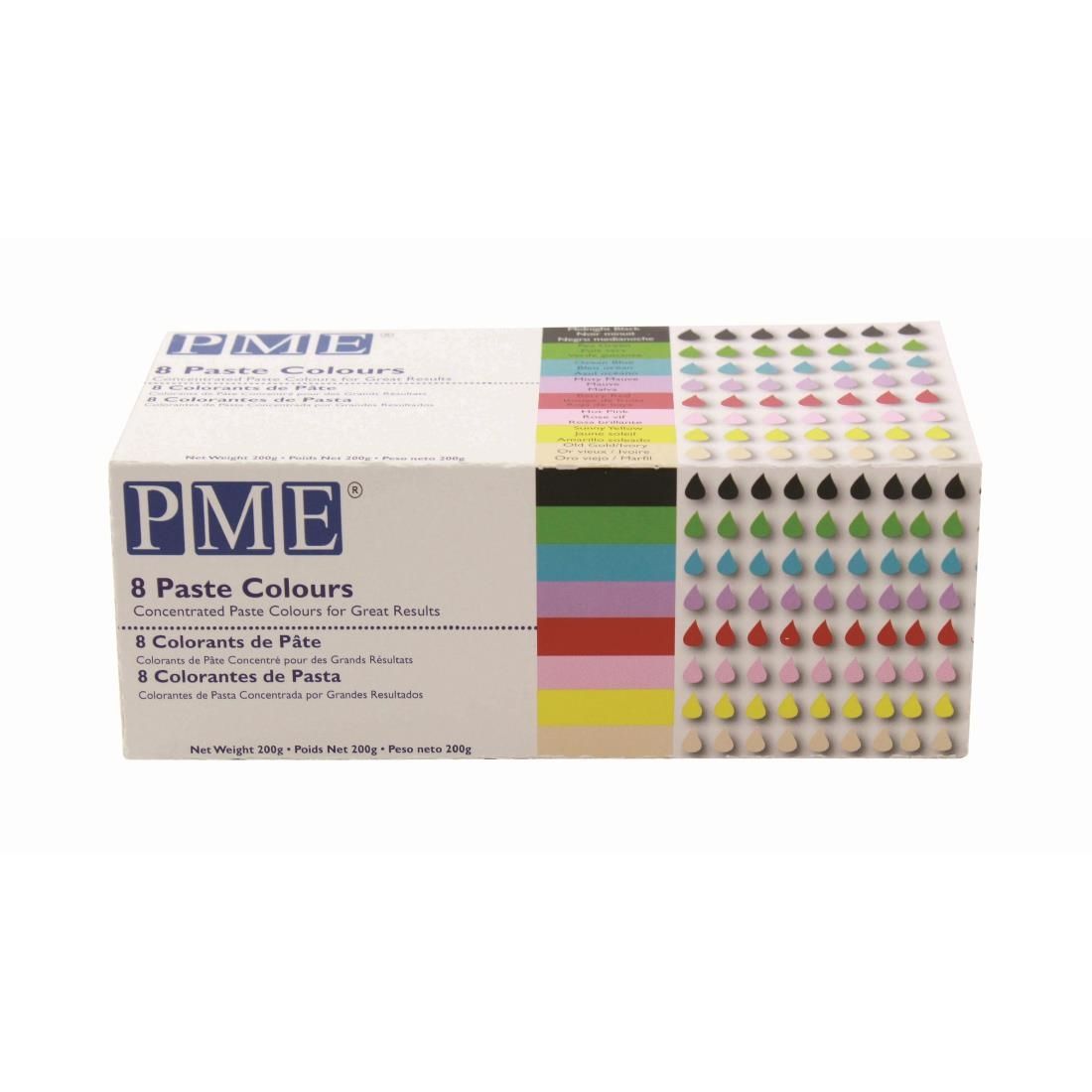 CN884 PME Paste Colours Set (Pack of 8)