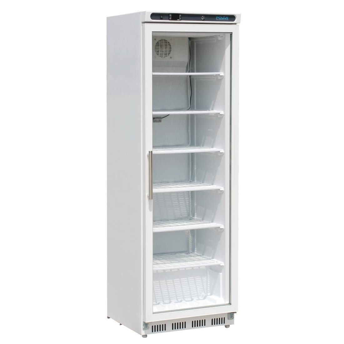 CB921 Polar C-Series Glass Door Display Freezer 365Ltr White