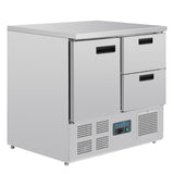 U637 Polar G-Series 2 Drawer Counter Fridge 240Ltr