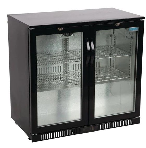 GL012 Polar G-Series Back Bar Cooler with Hinged Doors 198Ltr