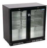 GL012 Polar G-Series Back Bar Cooler with Hinged Doors 198Ltr