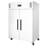CD616 Polar G-Series Upright Double Door Freezer 1200Ltr White