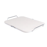 CL713 Rectangular Pizza Stone with Metal Serving Rack