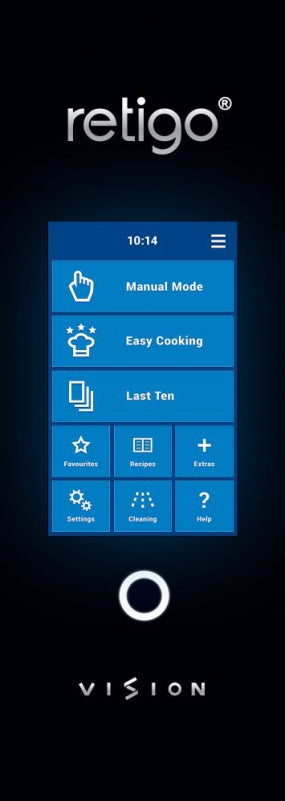Retigo Blue Vision 10 Grid 1/1GN Combi Oven B1011 Electric/Gas