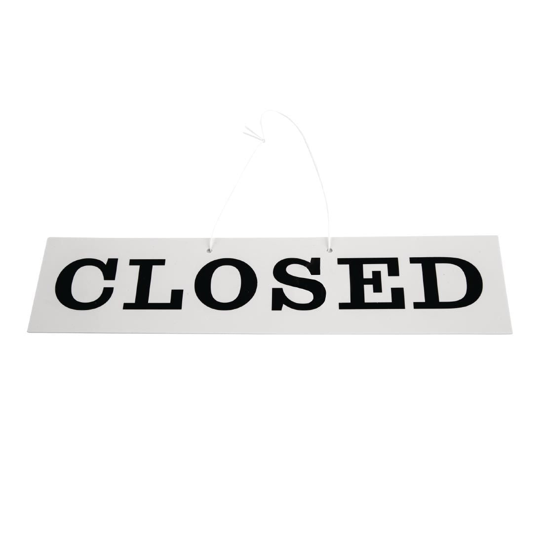 Reversible Hanging Open And Closed Sign
