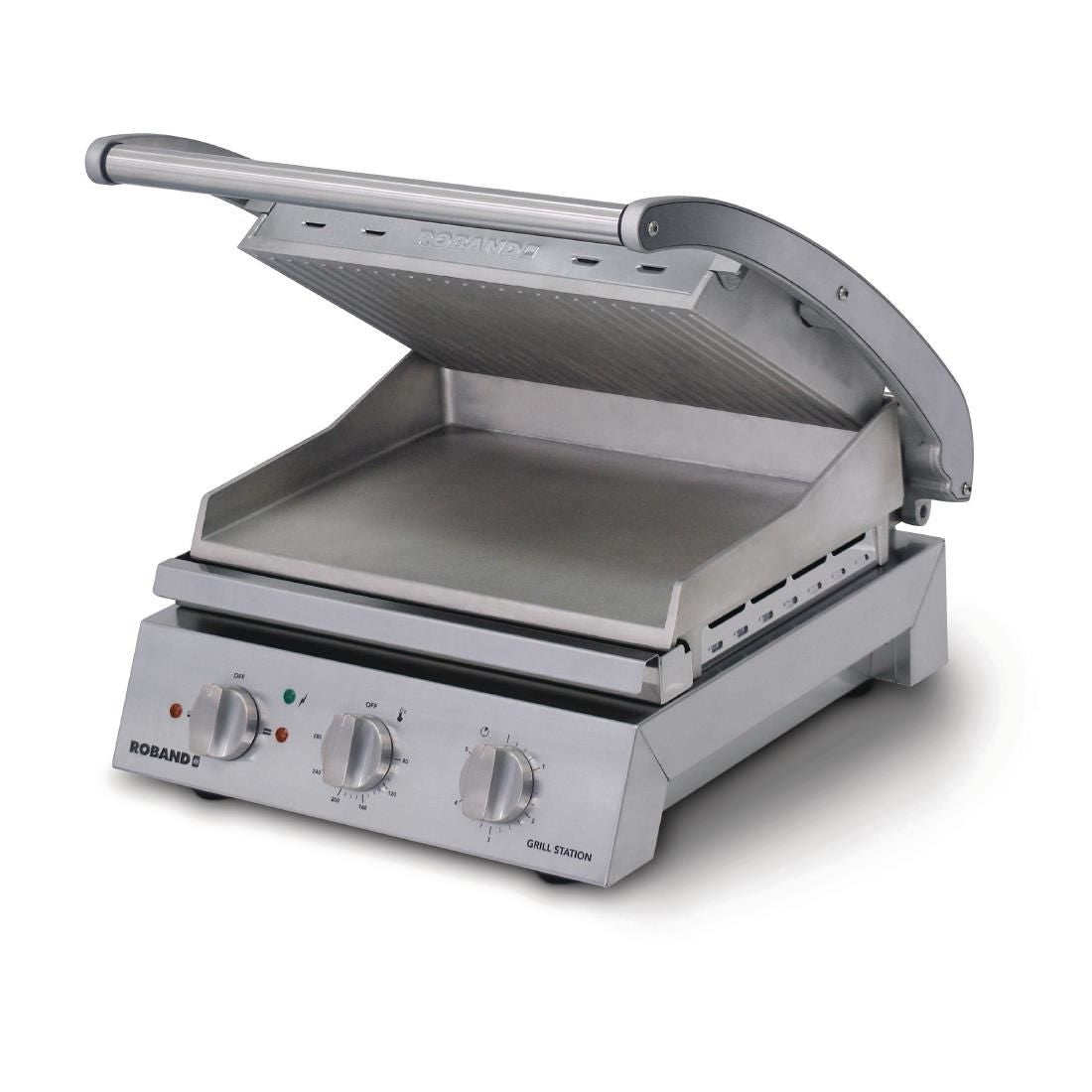 Roband Contact Grill 8 Slice Ribbed Top Plate 2300W GSA810R