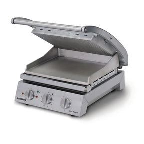 Roband Contact Grill 8 Slice Ribbed Top Plate 2300W GSA810R - JD Catering Equipment Solutions Ltd