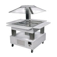 GP309 Roller Grill Heated Salad Bar Square White Wood GP309 - JD Catering Equipment Solutions Ltd
