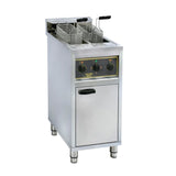 GP313 Roller Grill Twin Tank Twin Basket Free Standing Electric Fryer RFE20C