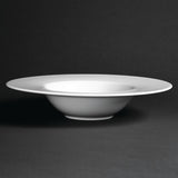 CG018 Royal Porcelain Classic White Pasta Plates 280mm (Pack of 6)