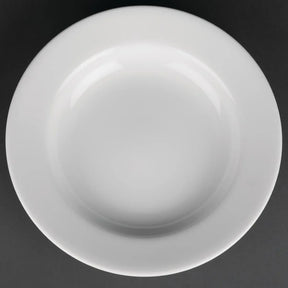 CG062 Royal Porcelain Classic White Soup Plates 235mm (Pack of 12) - JD Catering Equipment Solutions Ltd