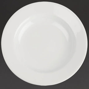 CG006 Royal Porcelain Classic White Wide Rim Plates 160mm (Pack of 12) - JD Catering Equipment Solutions Ltd
