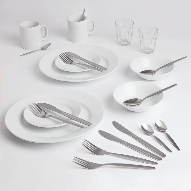 SA460 Student Accommodation Crockery and Cutlery Set - JD Catering Equipment Solutions Ltd