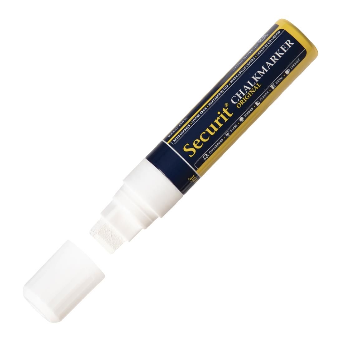 P538 Securit 15mm Liquid Chalk Pen White