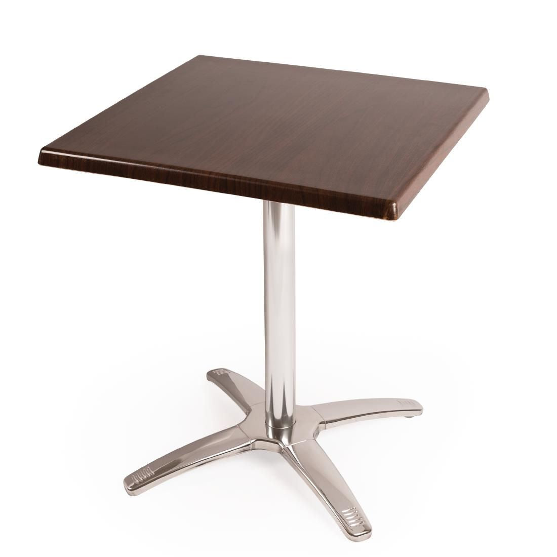 SA225 Special Offer Bolero Square Dark Brown Table Top and Base Combo