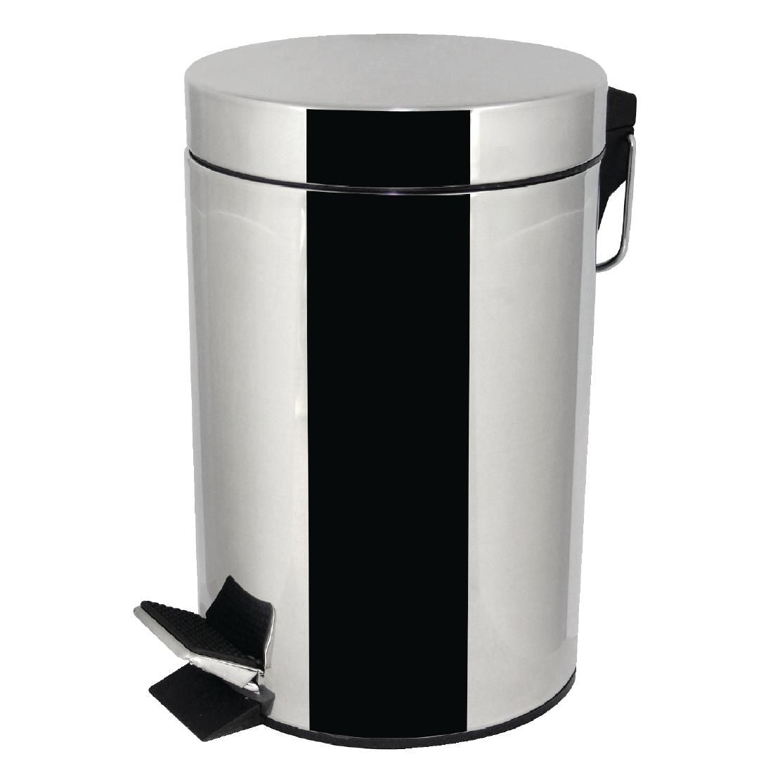 L427 Stainless Steel Pedal Bin 3ltr