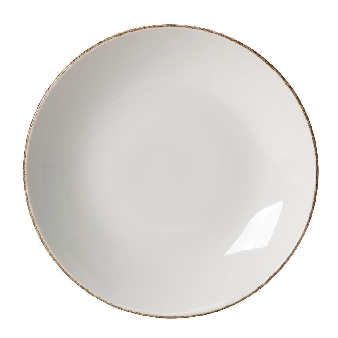 VV751 Steelite Brown Dapple Coupe Plates 300mm (Pack of 12)