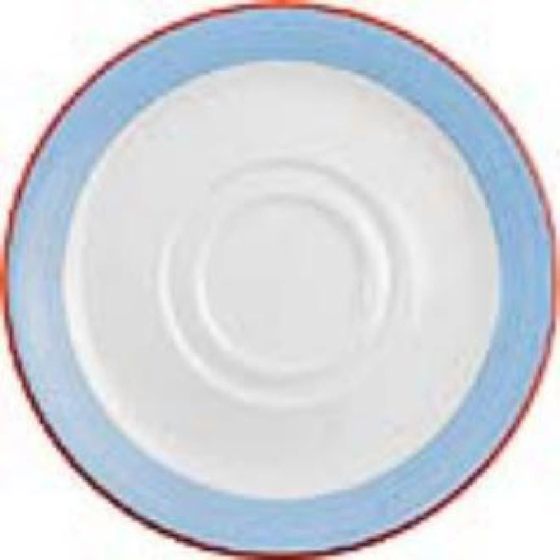 V3072 Steelite Rio Blue Saucers 165mm (Pack of 36)