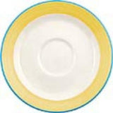 V2974 Steelite Rio Yellow Saucers 150mm (Pack of 36)