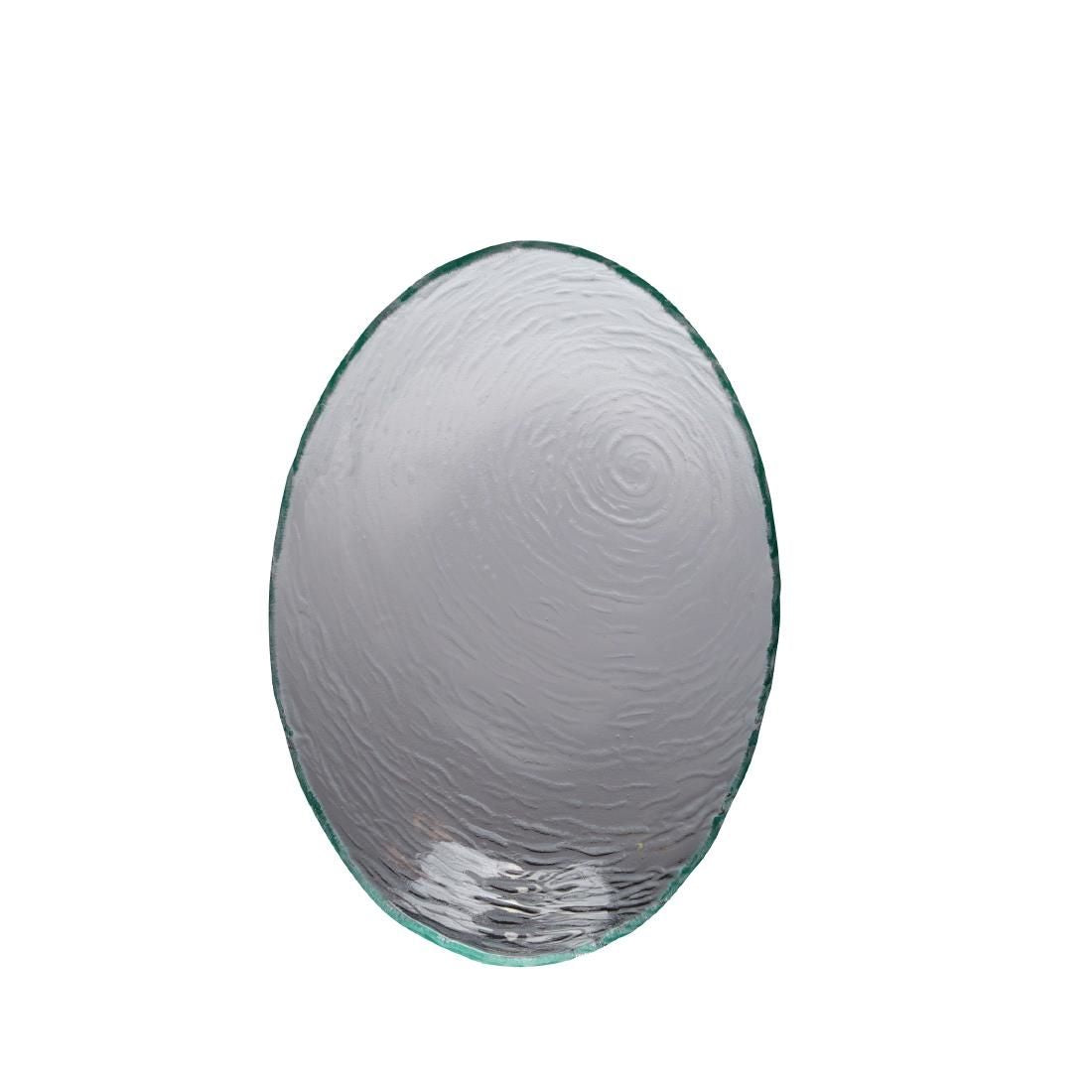 VV710 Steelite Scape Glass Oval Bowls 300mm (Pack of 6)