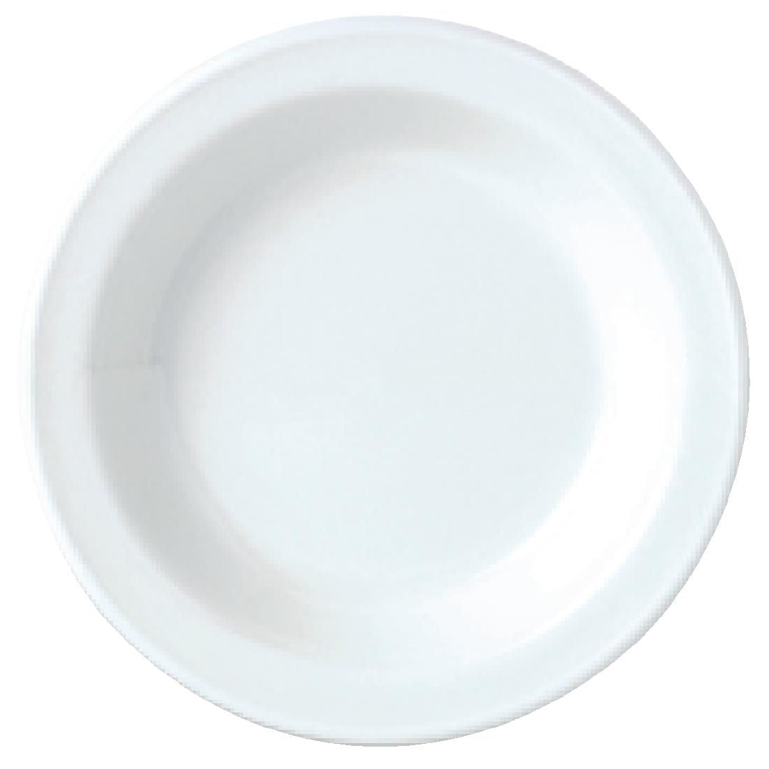 V0034 Steelite Simplicity White Butter Pad Dishes 102mm (Pack of 24)