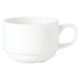 V7658 Steelite Simplicity White Stacking Espresso Cups 100ml (Pack of 12)