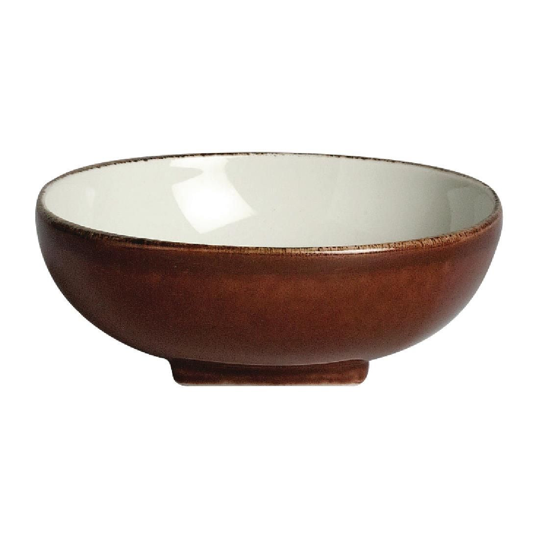 V7182 Steelite Terramesa Mocha Tasters Bowls 130mm (Pack of 12)