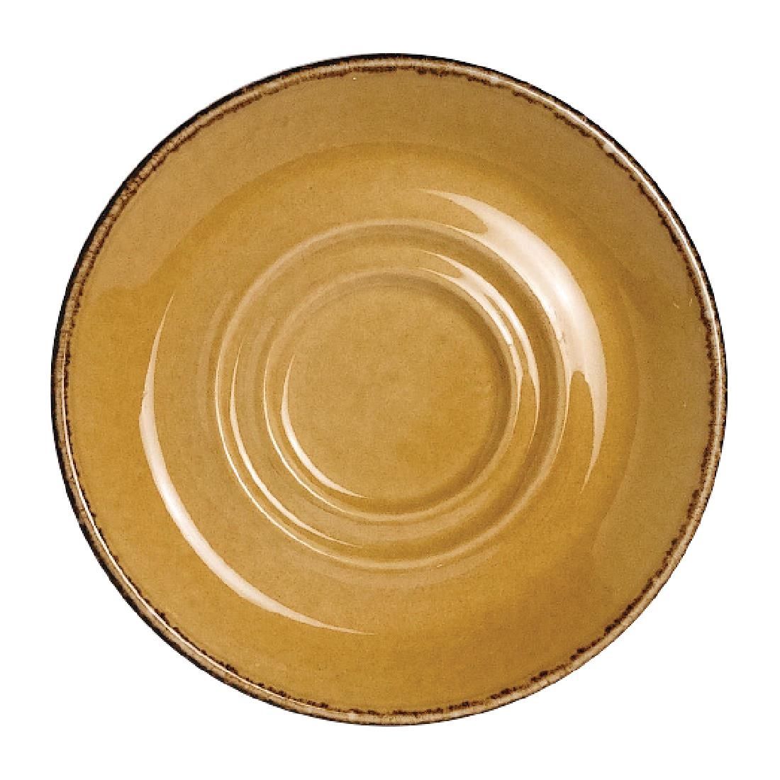 V7663 Steelite Terramesa Mustard Saucers 117mm (Pack of 12)