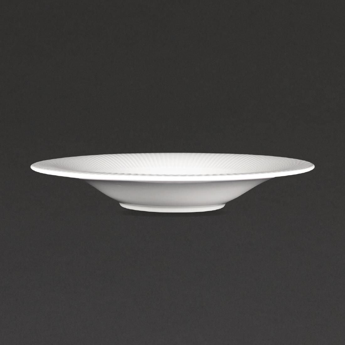 VV667 Steelite Willow Gourmet Rimmed Coupe Bowl 285mm (Pack of 6)