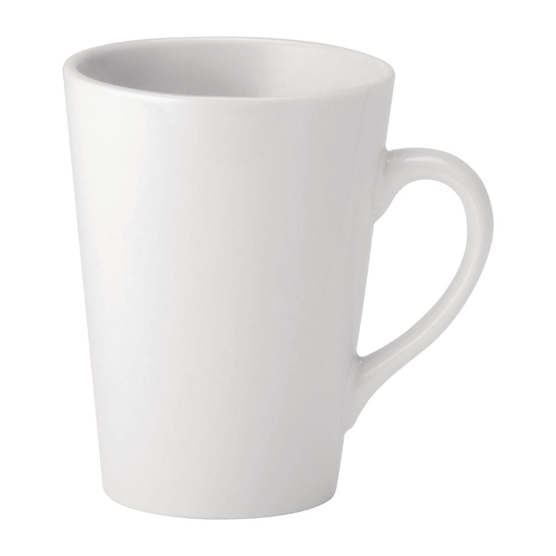DY337 Utopia Pure White Latte Mugs 340ml (Pack of 24)