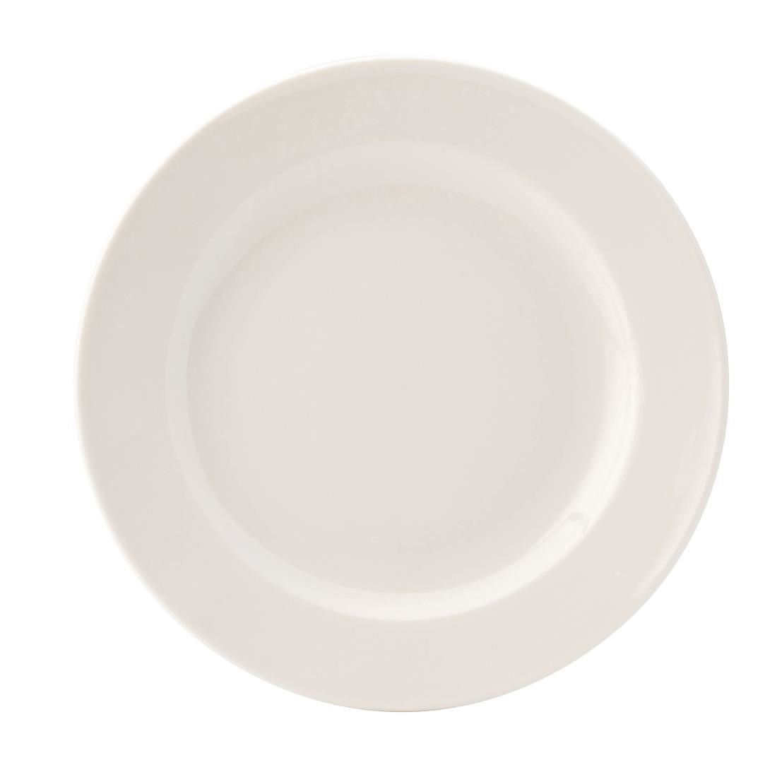 Utopia Pure White Wide Rim Plates 170mm (Pack of 24)