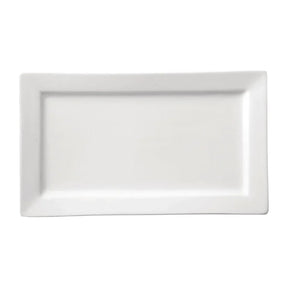 DY338 Utopia Titan Rectangular Plates White 180mm x 300mm (Pack of 12) - JD Catering Equipment Solutions Ltd