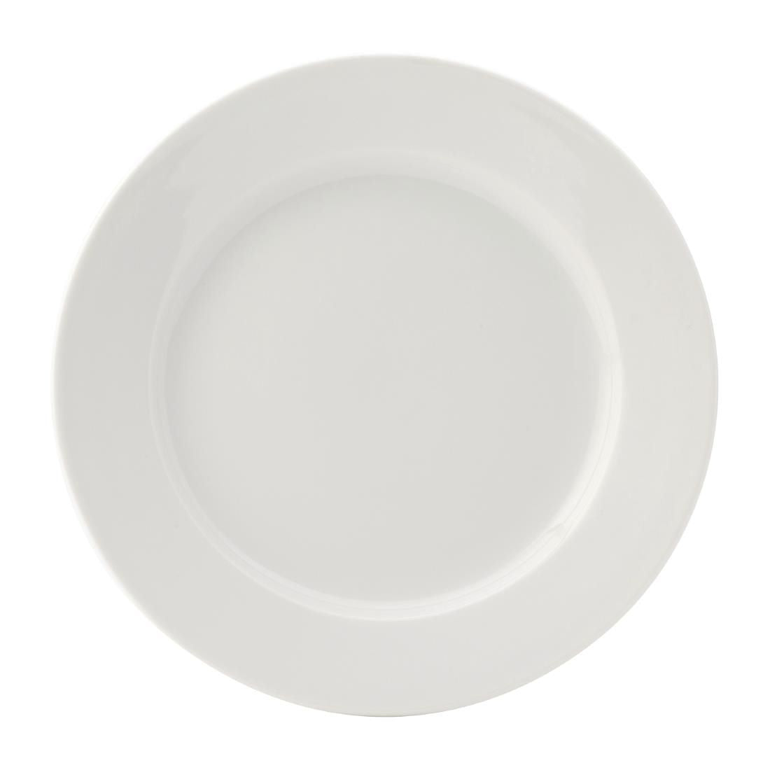 DY341 Utopia Titan Winged Plates White 190mm (Pack of 6)