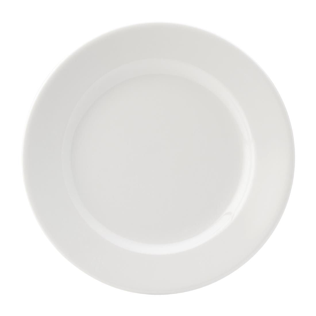 Utopia Titan Winged Plates White 230mm (Pack of 24)