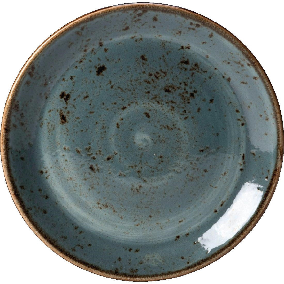 V003 Steelite Craft Blue Coupe Plates 202mm (Pack of 24)