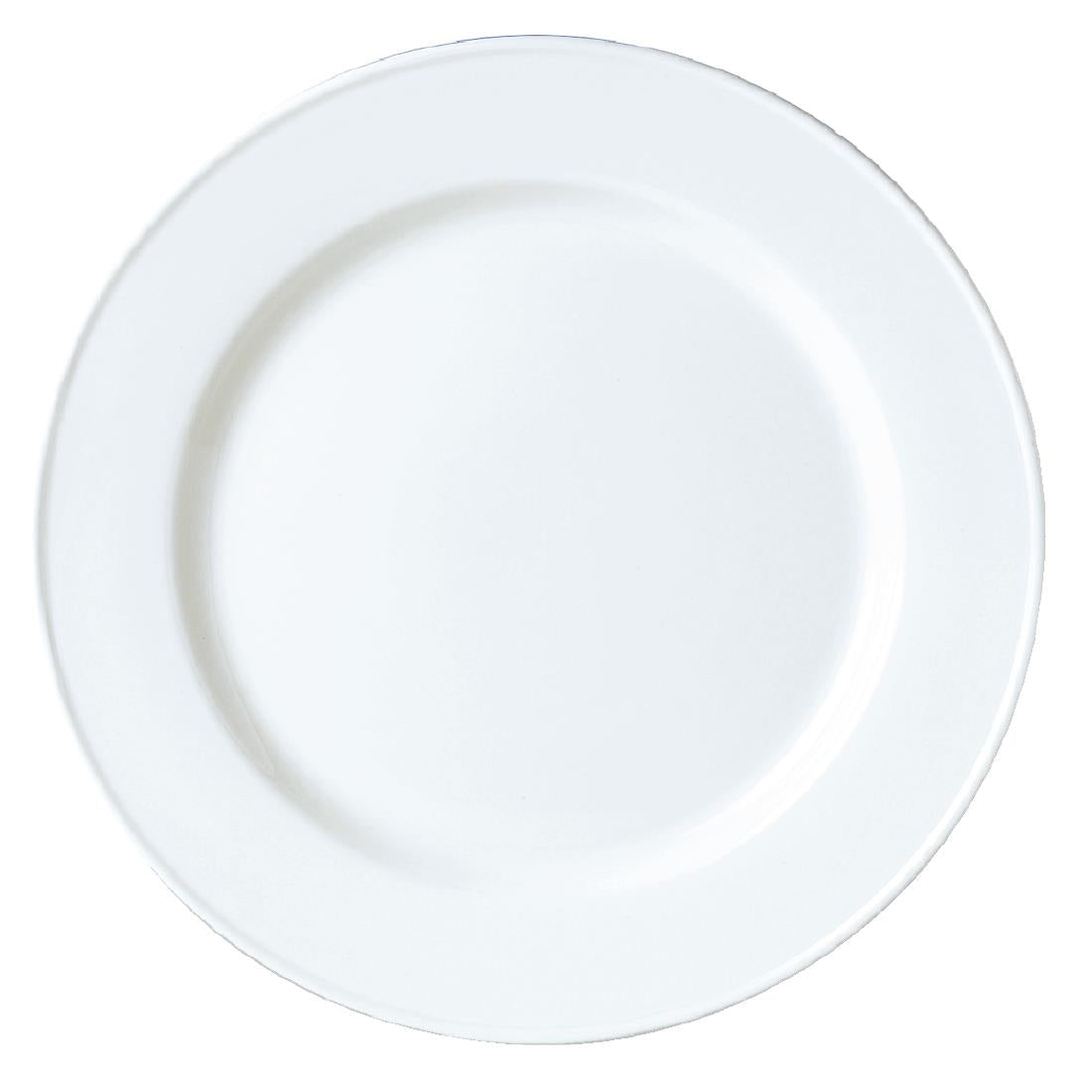V0172 Steelite Simplicity White Service or Chop Plates 330mm (Pack of 6)