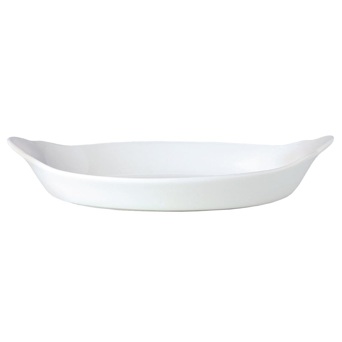 V0150 Steelite Simplicity Cookware Oval Eared Dishes 340mm (Pack of 6)