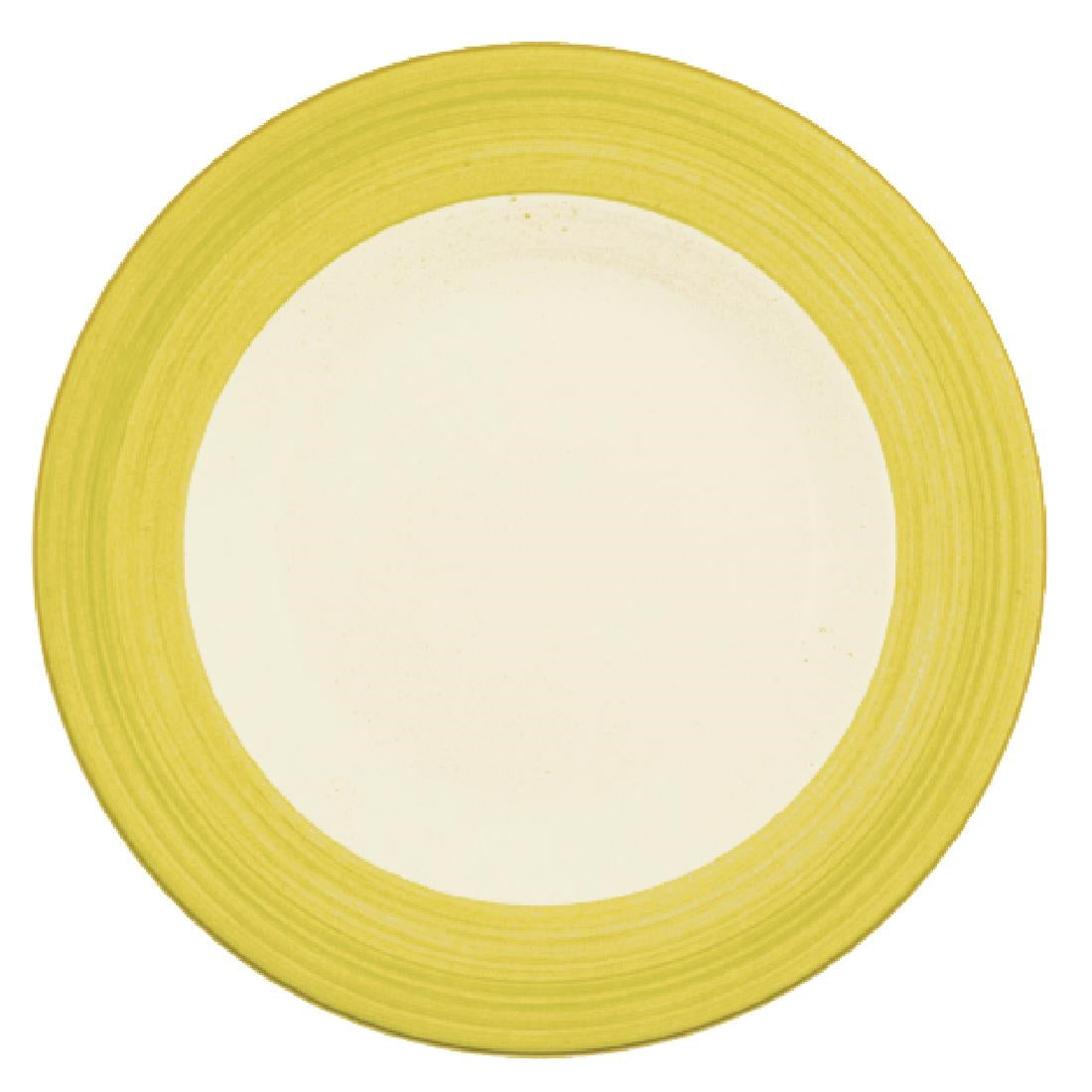 Steelite Rio Yellow Slimline Plates 202mm (Pack of 24)