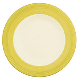 V2968 Steelite Rio Yellow Slimline Plates 202mm (Pack of 24) - JD Catering Equipment Solutions Ltd