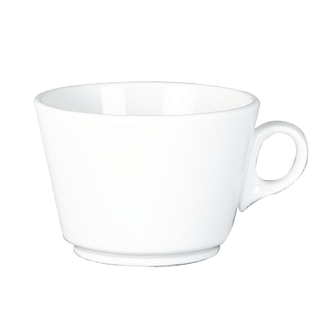Steelite Simplicity White Grand Cafe Cups 75ml (Pack of 12)